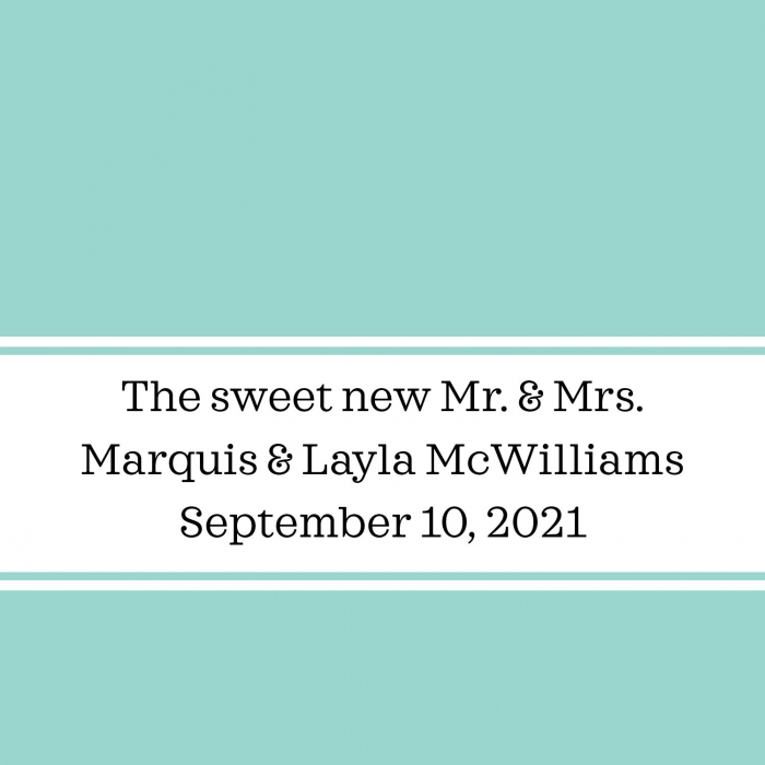Personalized Simple Candy Bar Labels (Per Dozen)