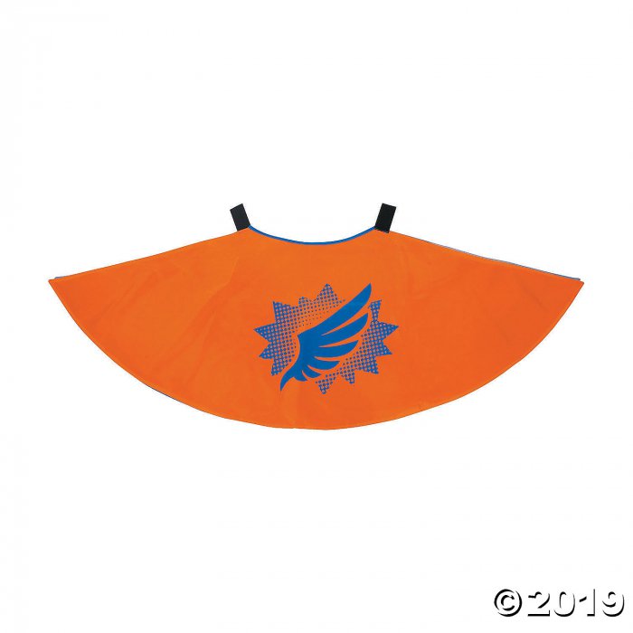 Blue & Orange Superhero Reversible Cape (1 Piece(s))
