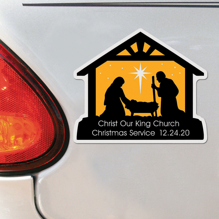 Personalized Nativity Scene Car (Per Dozen)