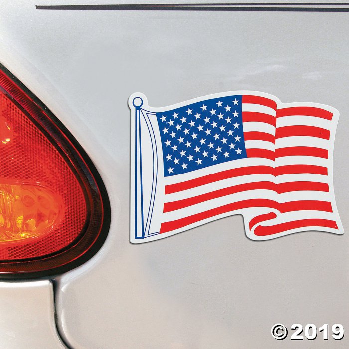 American Flag Car Magnet (1 Piece(s))