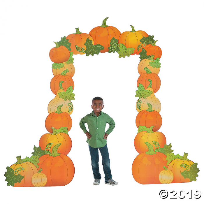 Pumpkin Arch Cardboard Stand-Up Halloween Decoration (1 Piece(s)) Pumpkin Arch Cardboard Stand-Up Halloween Decoration (1 Piece(s))