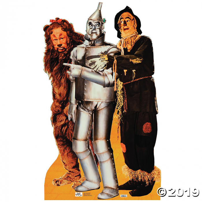 Lion, Tinman & Scarecrow - Wizard Of Oz Cardboard Stand-Up (1 Piece(s)) Lion, Tinman & Scarecrow - Wizard Of Oz Cardboard Stand-Up (1 Piece(s))