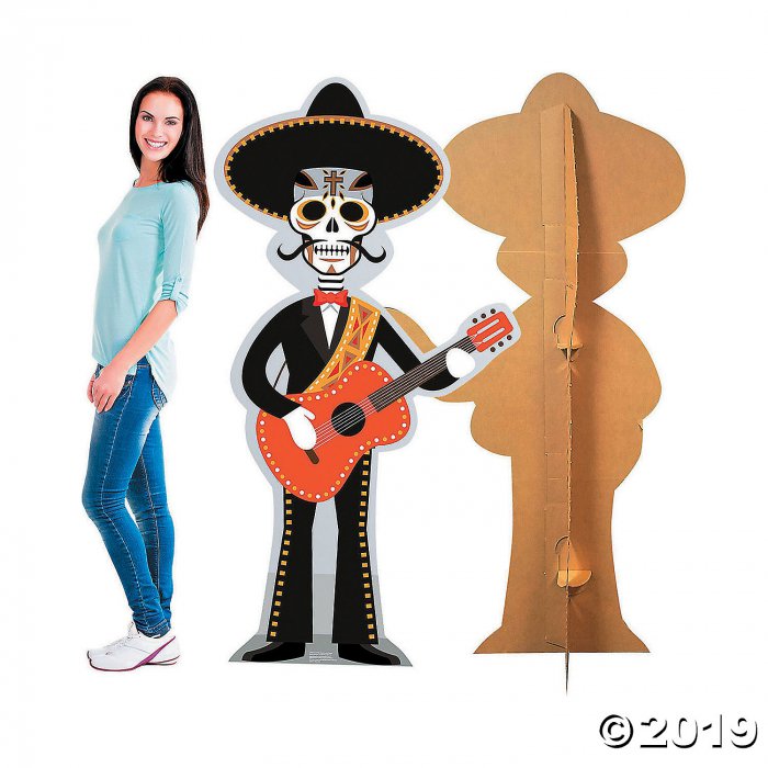 Day of the Dead Guitar Player Cardboard Stand-Up (1 Piece(s))