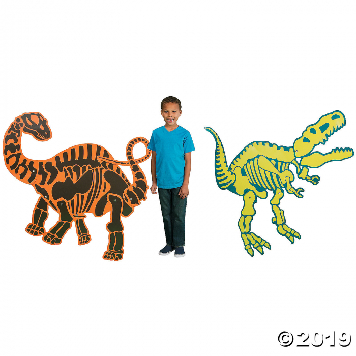 Jointed Dino Dig Cardboard Cutouts (1 Set(s))