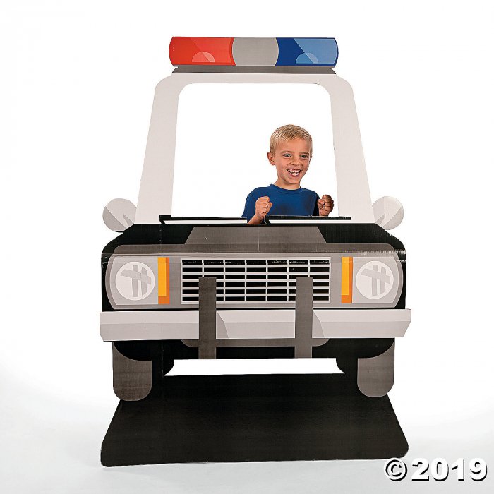 Police Car Photo Cardboard Stand-Up (1 Piece(s))