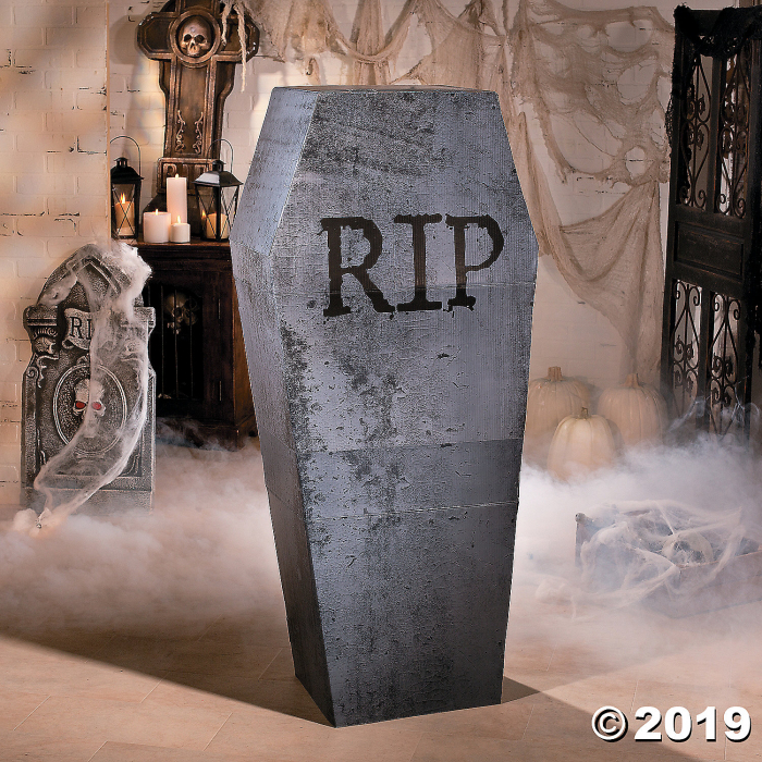 Coffin Cardboard Stand-Up Halloween Decoration (1 Piece(s)) Coffin Cardboard Stand-Up Halloween Decoration (1 Piece(s))