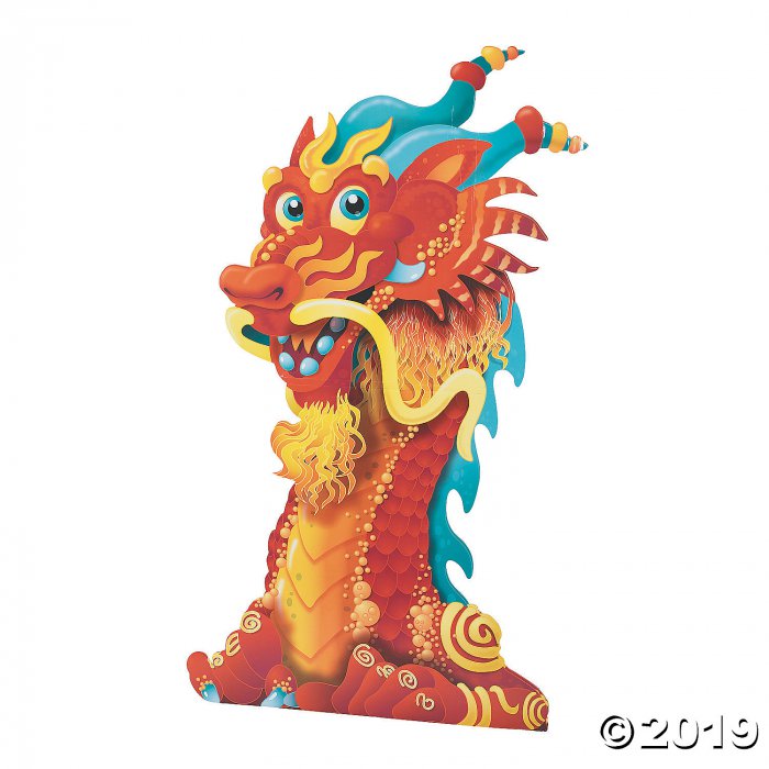 Dragon Head Cardboard Stand-Up (1 Piece(s))