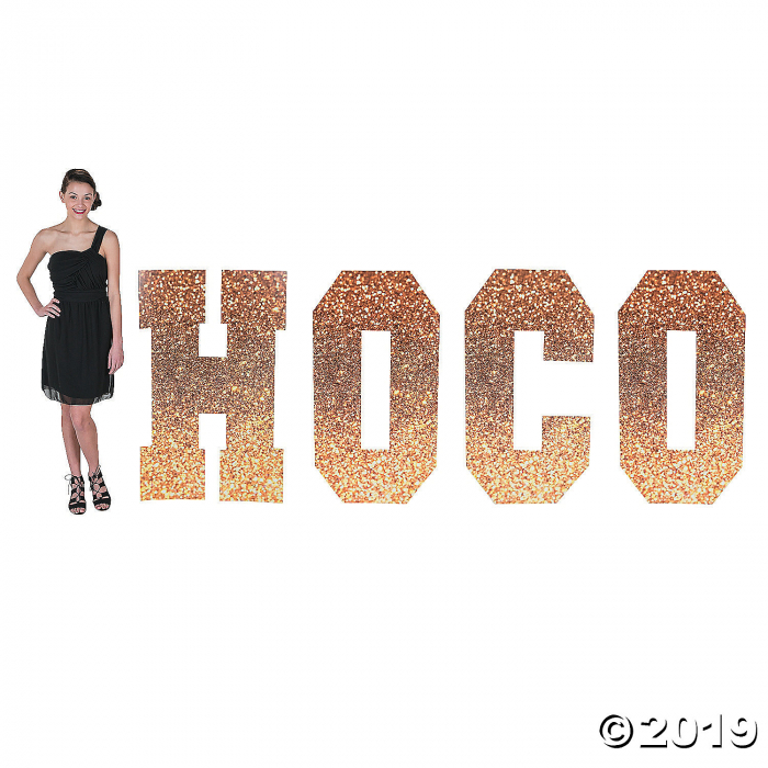 Homecoming HOCO Letter Cardboard Stand-Up Sign (1 Piece(s))