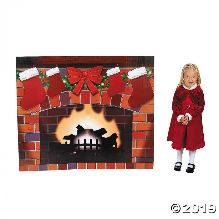 Fireplace Cardboard Stand-Up (1 Piece(s))