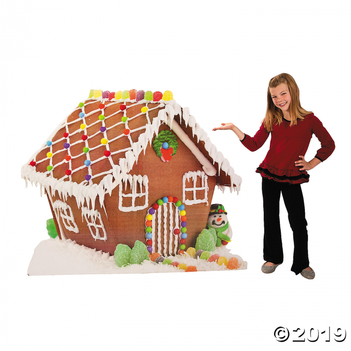 Gingerbread House Cardboard Stand-Up (1 Piece(s))