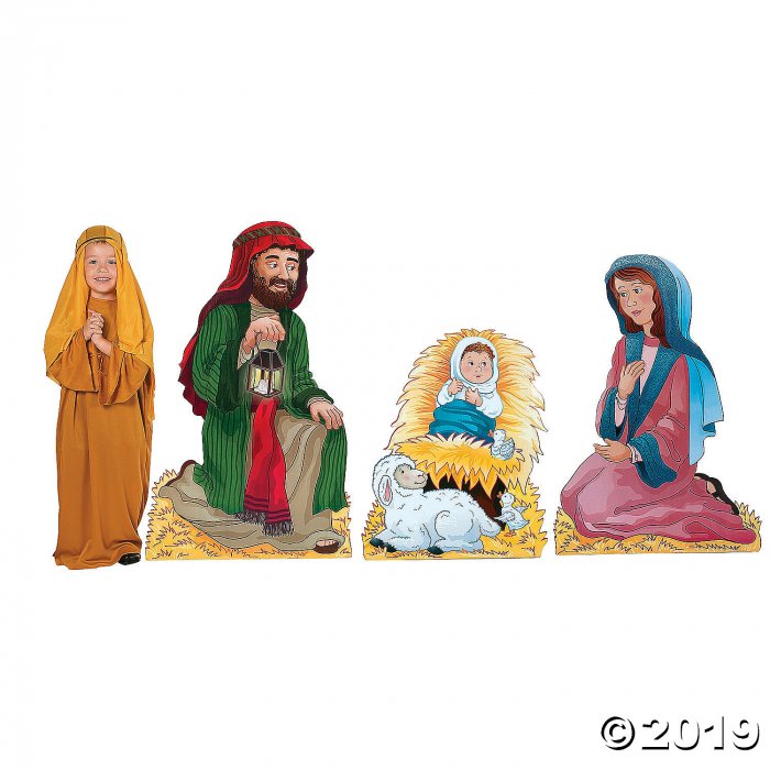 Nativity Family Cardboard Stand-Ups (1 Set(s))