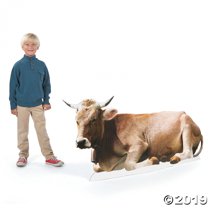 Cow Nativity Cardboard Stand-Up (1 Piece(s)) Cow Nativity Cardboard Stand-Up (1 Piece(s))