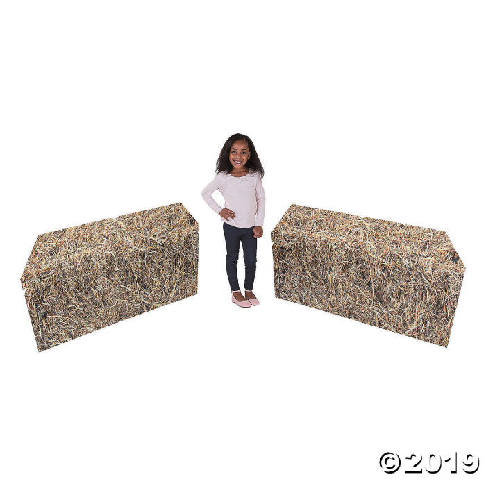Flat Hay Bale Cardboard Stand-Ups (1 Set(s))