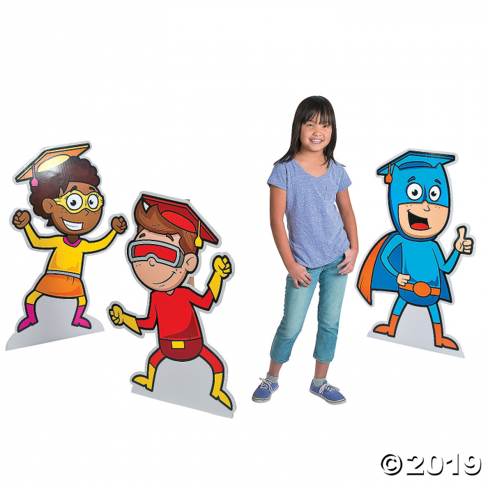 Superhero Graduation Cardboard Stand-Ups (1 Set(s))