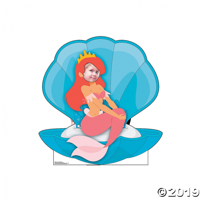 Mermaid in Clam Shell Stand-In Cardboard Stand-Up (1 Piece(s))