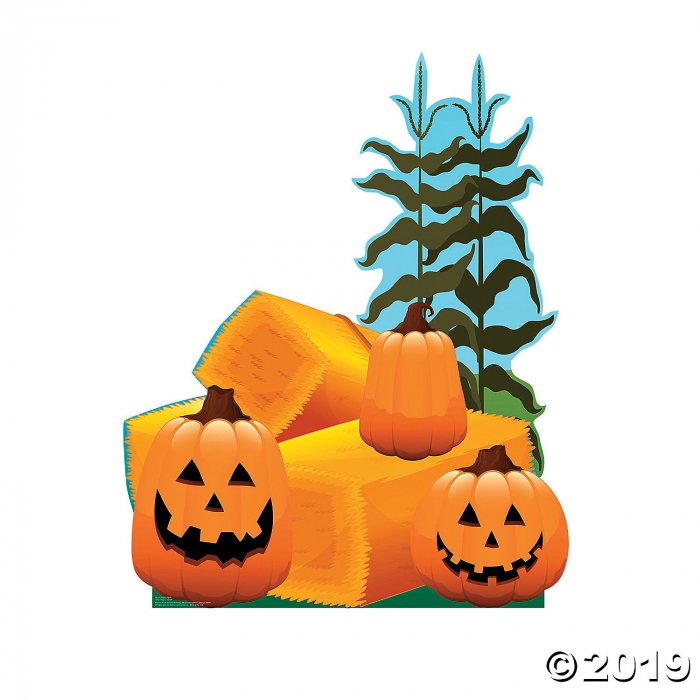 Life-Sized Pumpkin Patch Cardboard Stand-Up (1 Piece(s))
