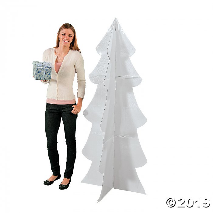 3D Winter Tree Cardboard Stand-Up (1 Piece(s))