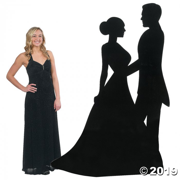 Sparkling Night Silhouette Dancers Cardboard Stand-Up (1 Piece(s))