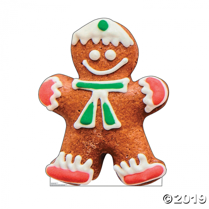 Life-Sized Gingerbread Man Cardboard Stand-Up (1 Piece(s))