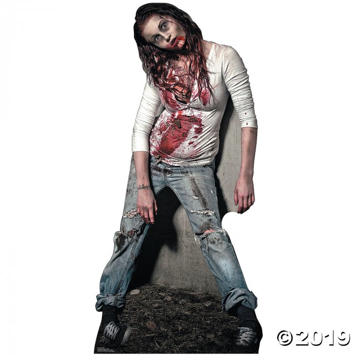 Zombie Girl Cardboard Stand-Up (1 Piece(s))