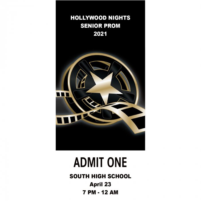 Personalized Hollywood Event Admission Tickets (24 Piece(s))