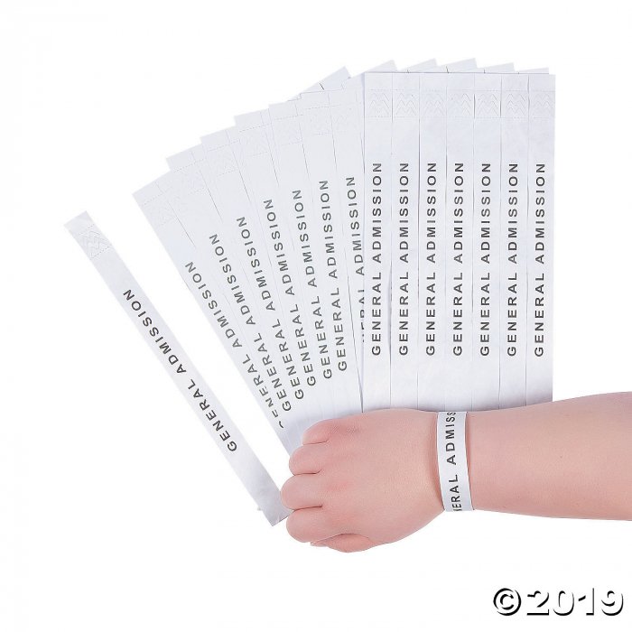 General Admission Self-Adhesive Wristbands (100 Piece(s))