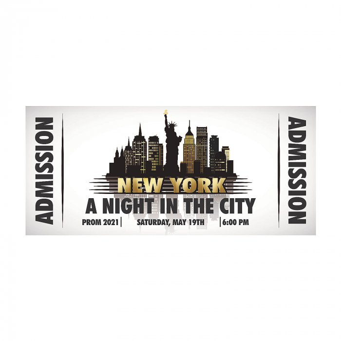 Personalized New York Event Admission Tickets (24 Piece(s))