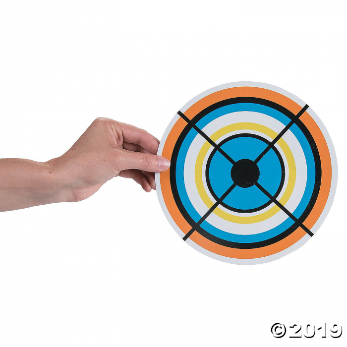 Small Dart Battle Target Cardboard Cutouts (6 Piece(s))