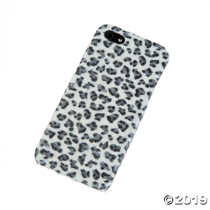 Faux Fur Black & White Cheetah Print iPhone (1 Piece(s))