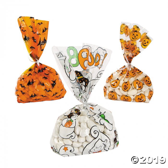 Spooky Halloween Cellophane Bag Assortment (36 Piece(s))