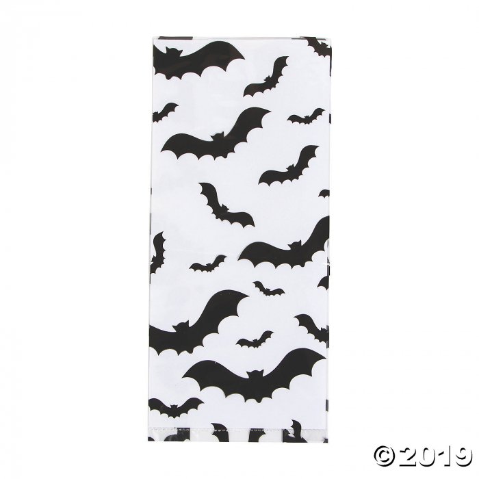 Bat Print Cellophane Bags (50 Piece(s))