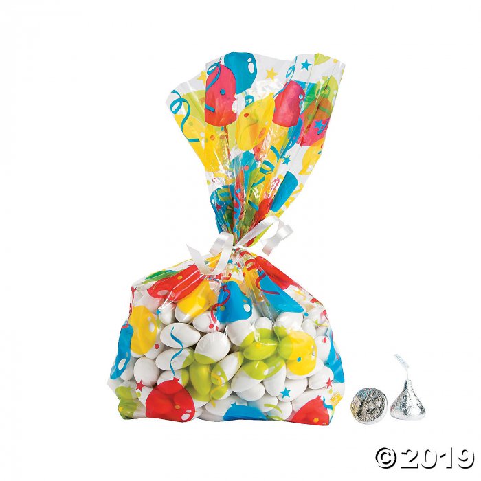 Bright Balloons Cellophane Bags (24 Piece(s))
