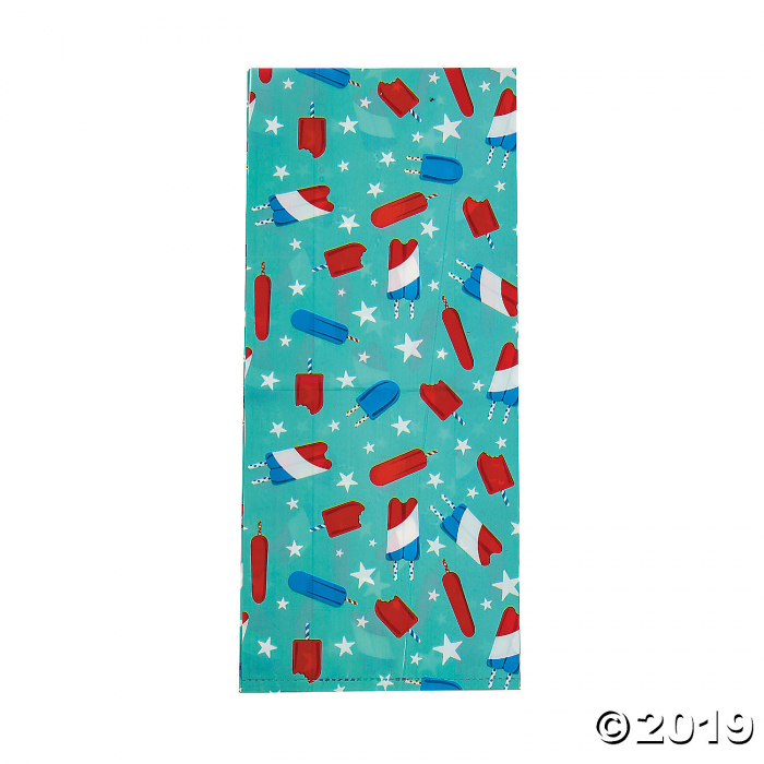 Patriotic Pop Cellophane Bags (Per Dozen)