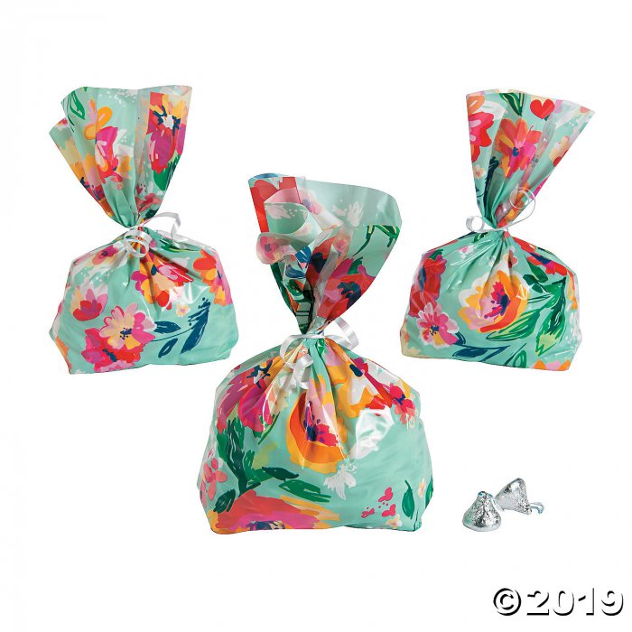 Floral Cellophane Bags (Per Dozen)