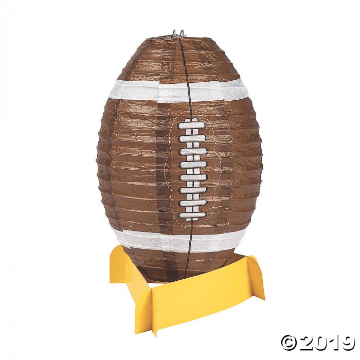 Football Lantern Centerpiece (1 Piece(s))