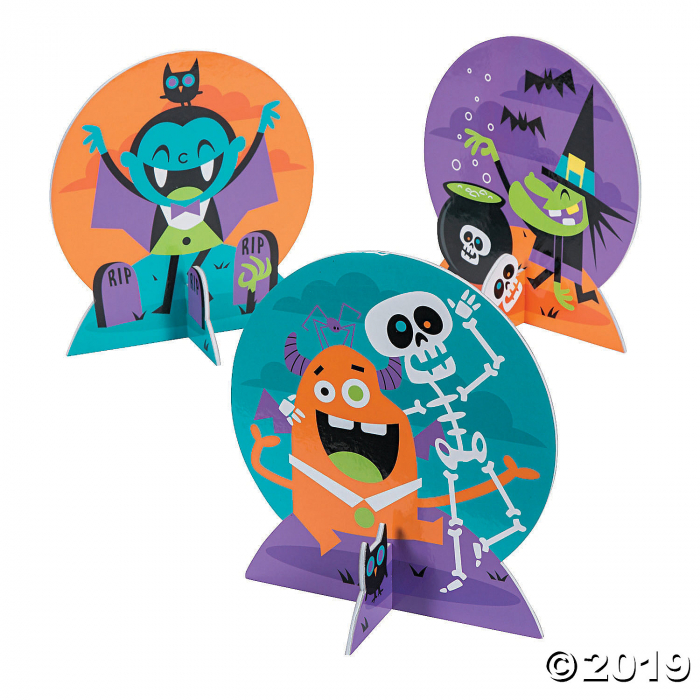 Goofy Ghouls Centerpieces Halloween Decorations (3 Piece(s))