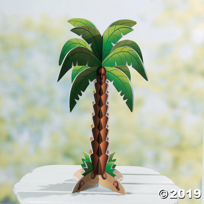Foam Palm Tree Centerpiece