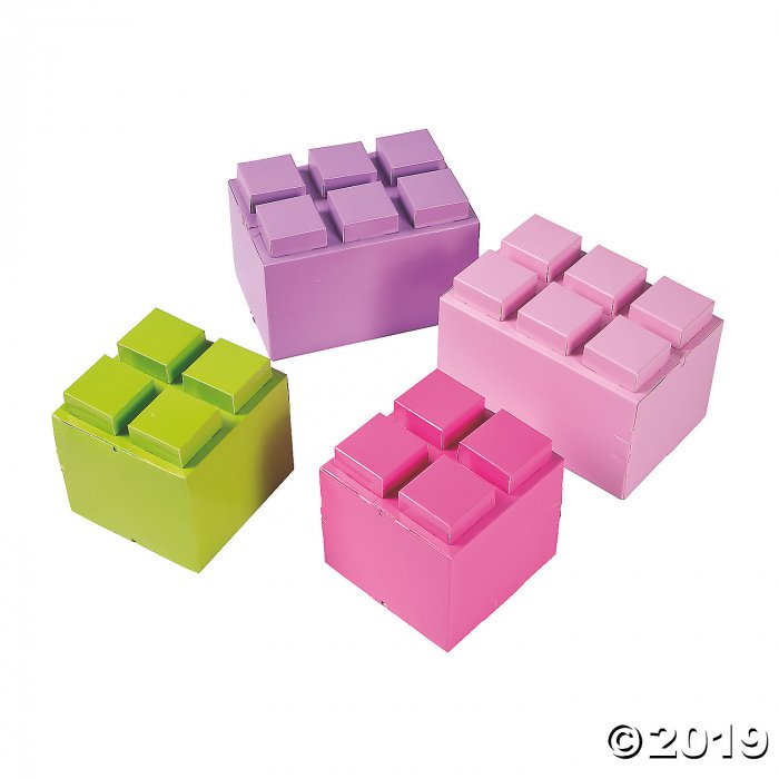 Pastel Color Brick Centerpieces (1 Set(s))