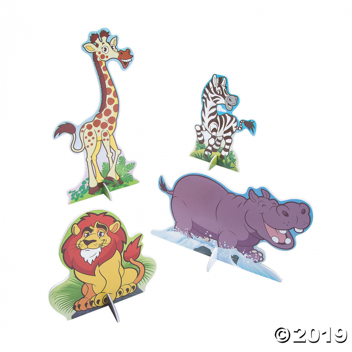 Zoo Adventure 3D Centerpieces (1 Set(s)) Zoo Adventure 3D Centerpieces (1 Set(s))