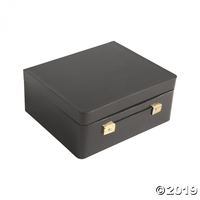 Black Mini Suitcase Centerpiece (1 Piece(s))