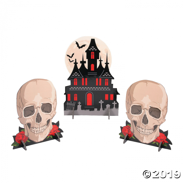Gothic Halloween Centerpieces (1 Set(s)) Gothic Halloween Centerpieces (1 Set(s))