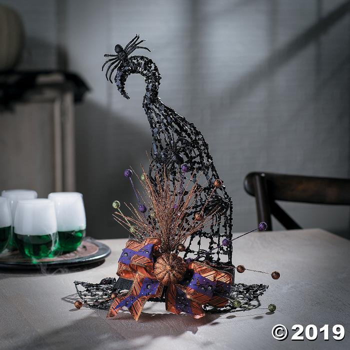Fancy Witch Hat Centerpiece Halloween Decoration (1 Piece(s))
