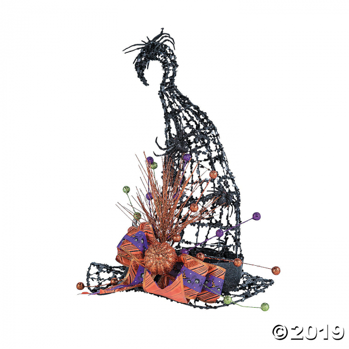 Fancy Witch Hat Centerpiece Halloween Decoration (1 Piece(s))
