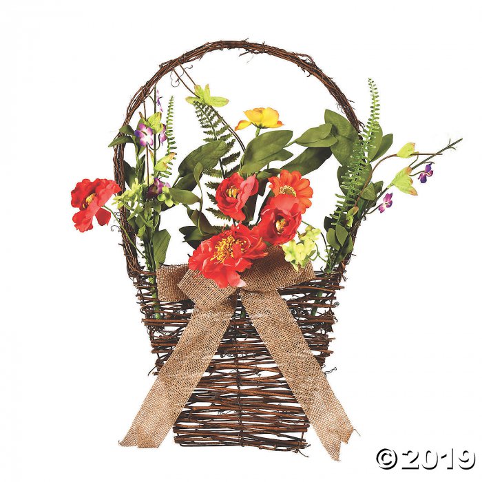 Vickerman Artificial Mixed Floral Basket (1 Piece(s))