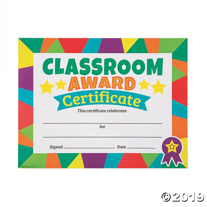 Classroom Award Certificates (180 Piece(s))