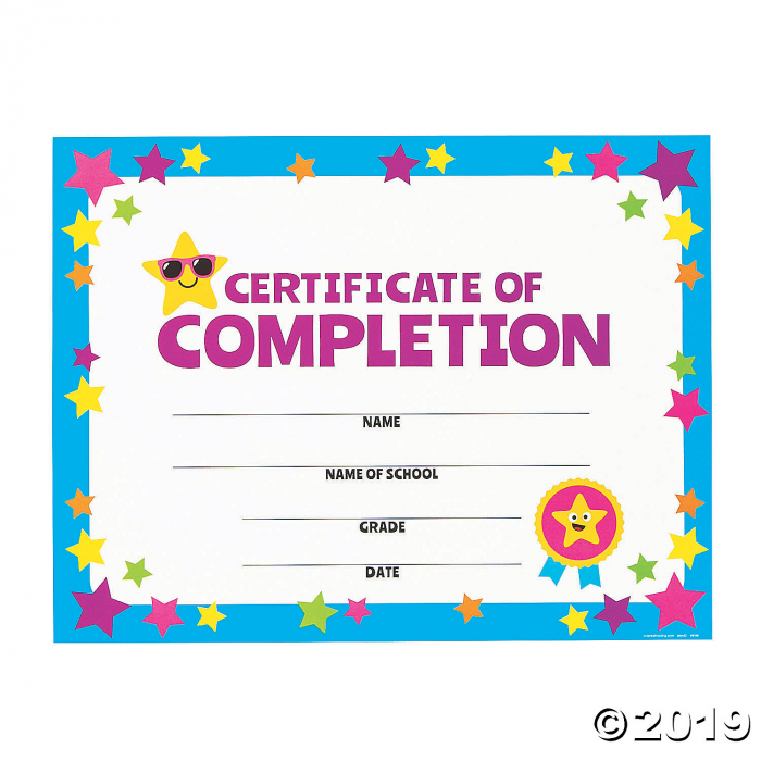 Super Star Certificates of Completion (25 Piece(s))