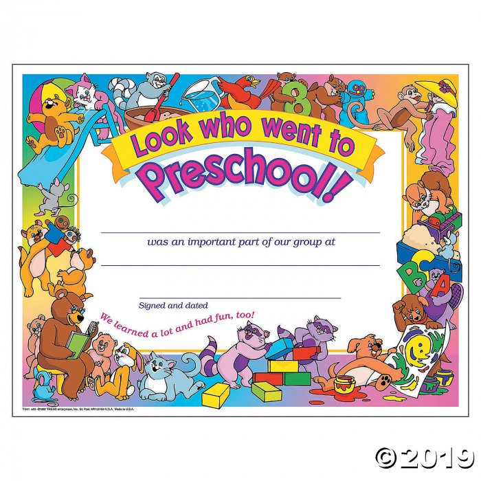 (6 Pk) Look Who Went To Preschool (6 Piece(s))