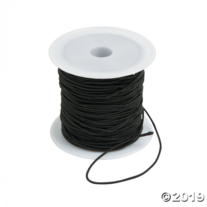 Black Round Stretchy Cording (1 Roll(s))