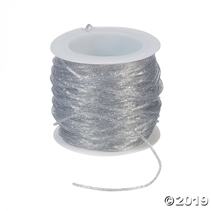 Silver Sparkle Stretchy Cording (1 Roll(s))