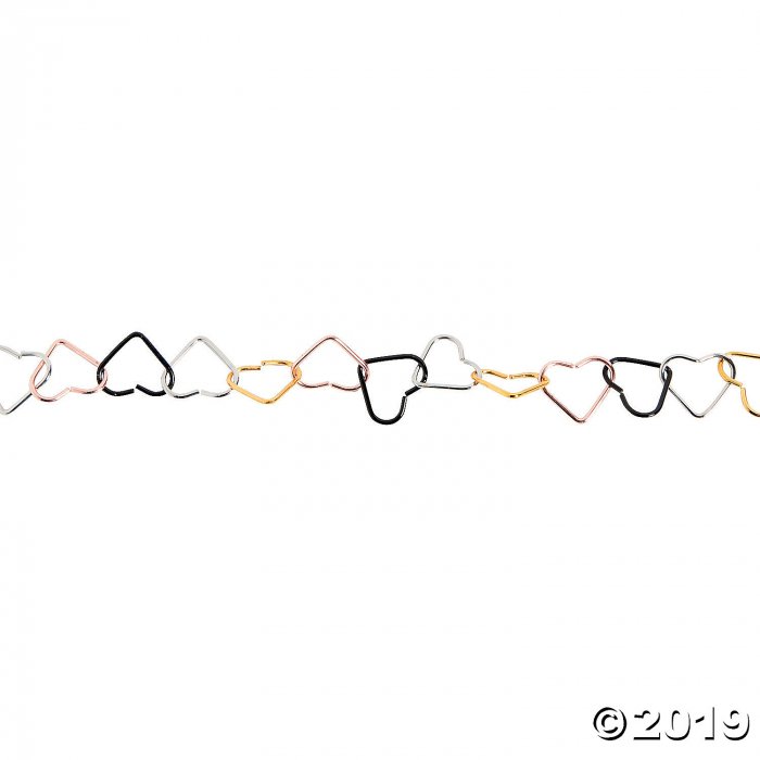 Medium Heart-Shaped Chains (12 Piece(s))
